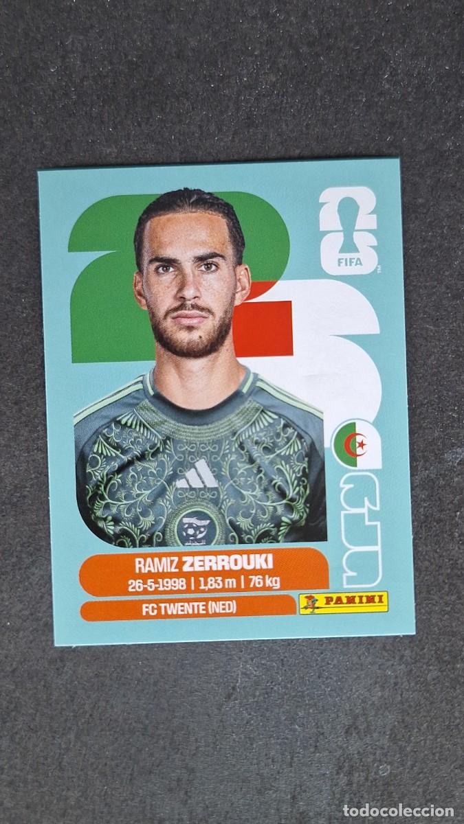 Cromos de F&uacute;tbol: L1 ZERROUKI SELECCION ARGELIA 11 MUNDIAL FIFA WORLD CUP 2026 PANINI NUNCA PEGADO SIN PEGAR