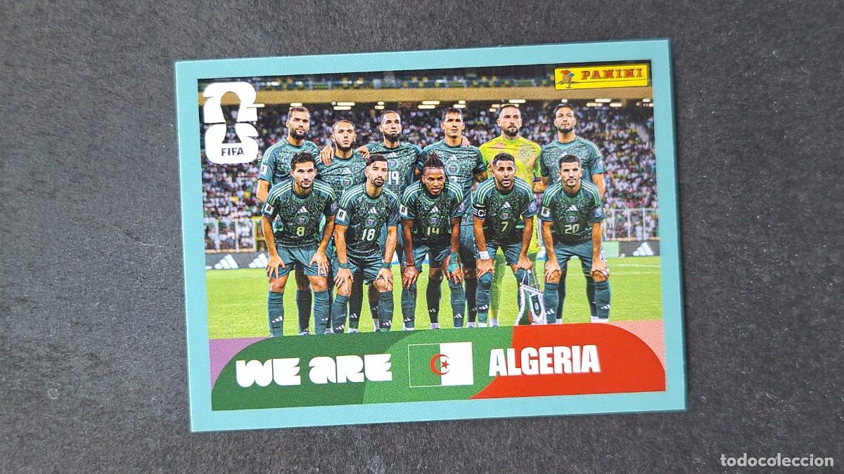 Cromos de F&uacute;tbol: L1 EQUIPO SELECCION ARGELIA 13 MUNDIAL FIFA WORLD CUP 2026 PANINI NUNCA PEGADO SIN PEGAR