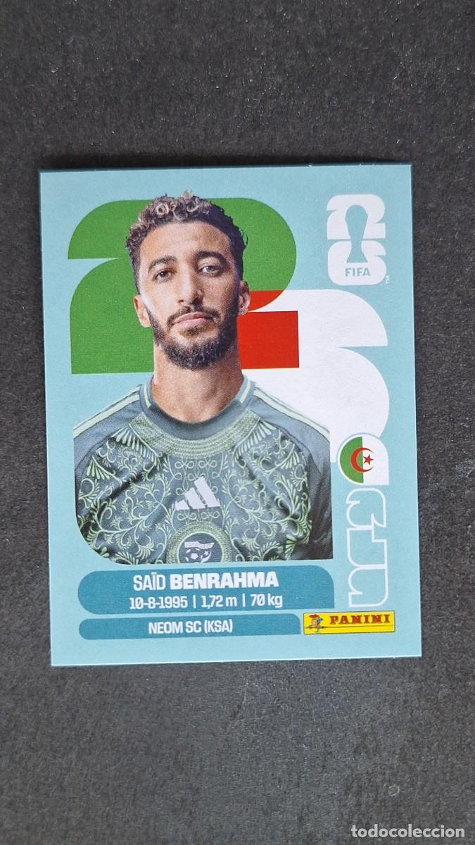 Cromos de F&uacute;tbol: L1 BENRAHMA SELECCION ARGELIA 16 MUNDIAL FIFA WORLD CUP 2026 PANINI NUNCA PEGADO SIN PEGAR
