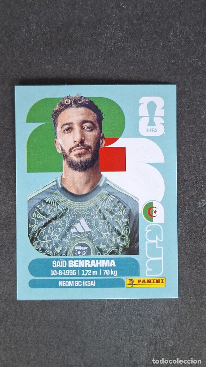 Cromos de F&uacute;tbol: L1 BENRAHMA SELECCION ARGELIA 16 MUNDIAL FIFA WORLD CUP 2026 PANINI NUNCA PEGADO SIN PEGAR