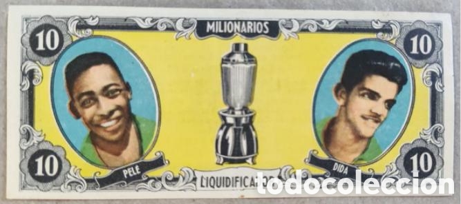 Cromos de F&uacute;tbol: Pel&eacute; cedula 1960/1962 rara