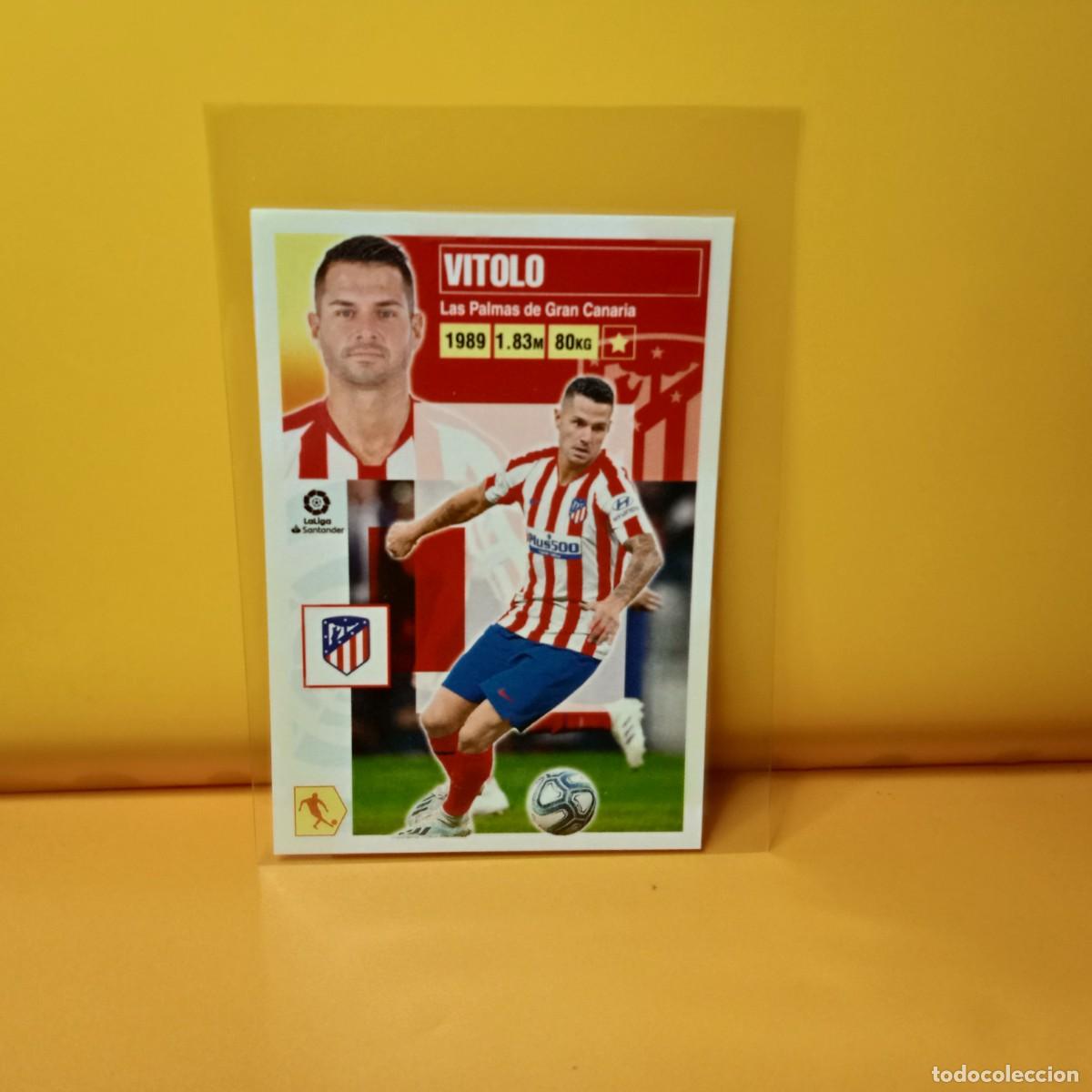 Cromos de F&uacute;tbol: EDICIONES ESTE 2020 2021 20 21 ATL&Eacute;TICO DE MADRID VITOLO 14B