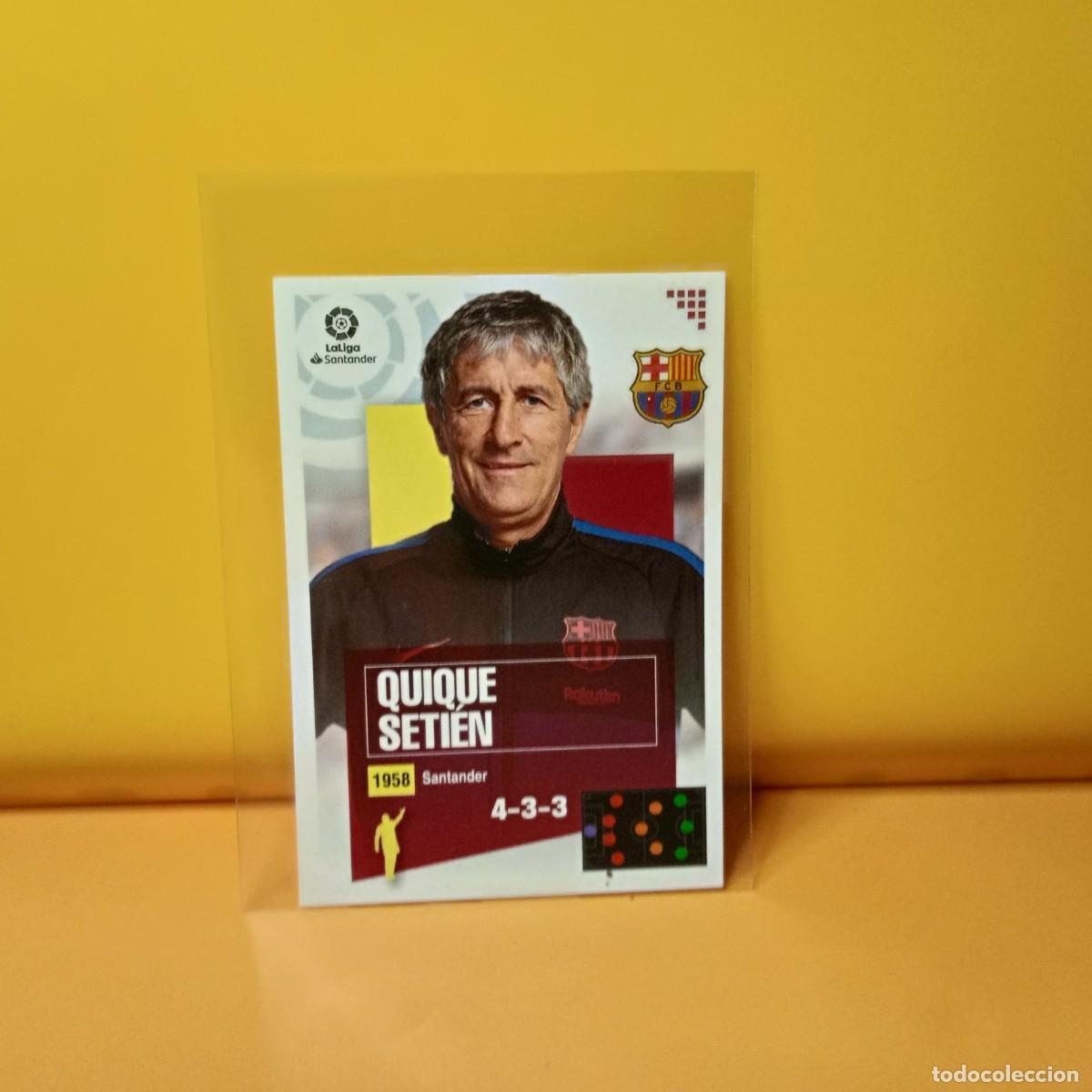 Cromos de F&uacute;tbol: EDICIONES ESTE 2020 2021 20 21 F.C BARCELONA QUIQUE SETI&Eacute;N 1
