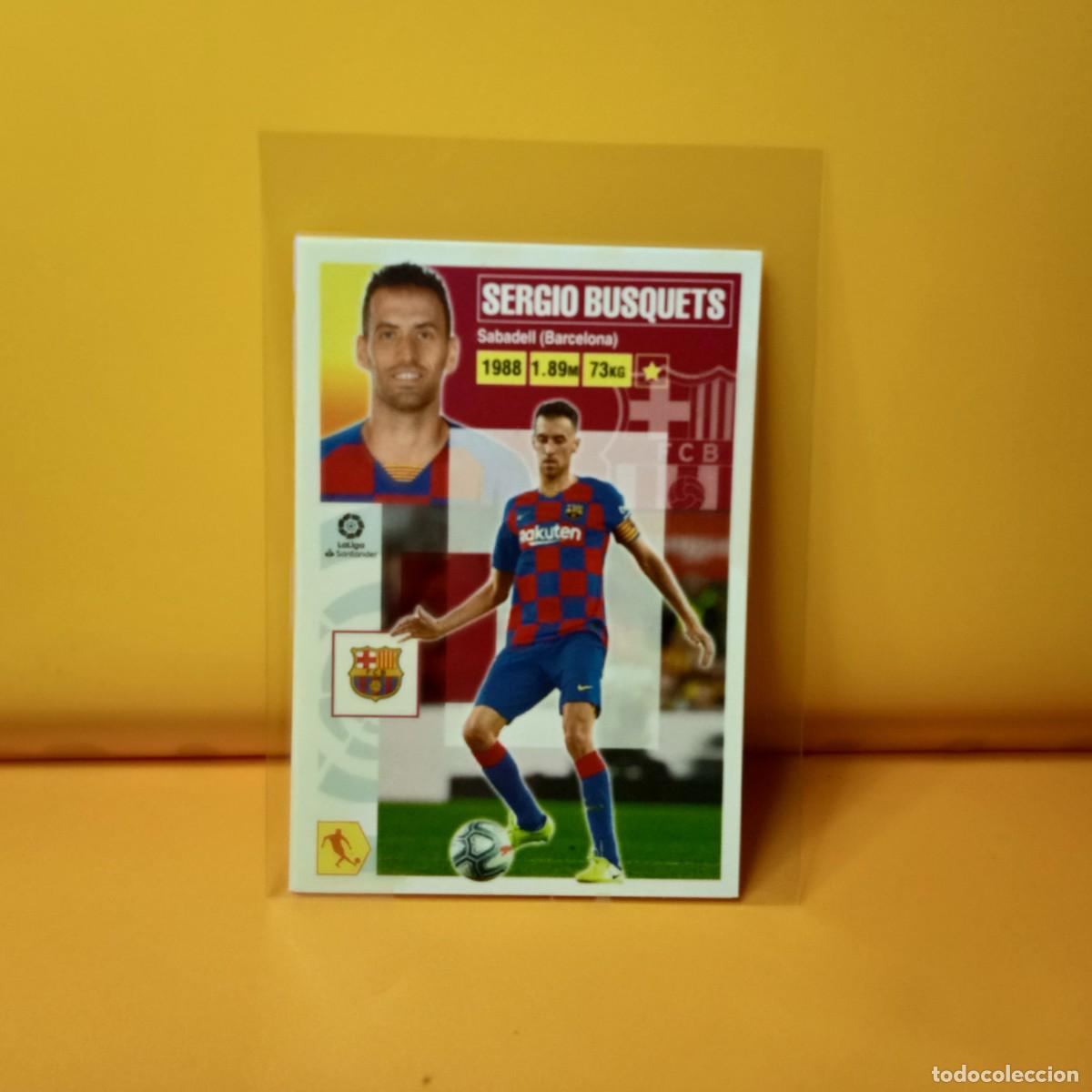 Cromos de F&uacute;tbol: EDICIONES ESTE 2020 2021 20 21 F.C BARCELONA SERGIO BUSQUETS 11