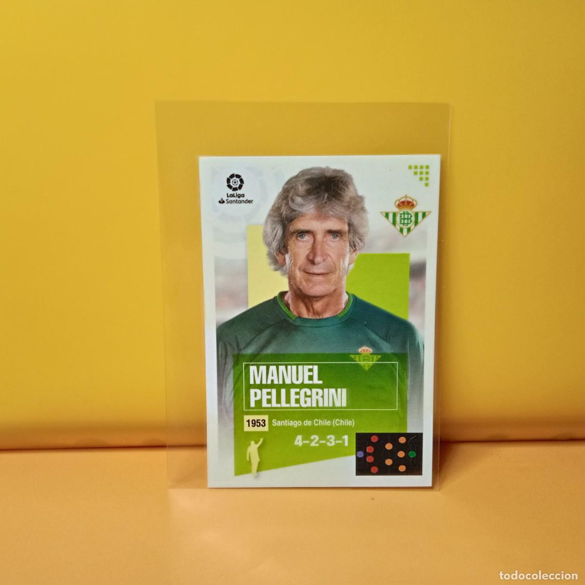 Cromos de F&uacute;tbol: EDICIONES ESTE 2020 2021 20 21 REAL BETIS MANUEL PELLEGRINI 1