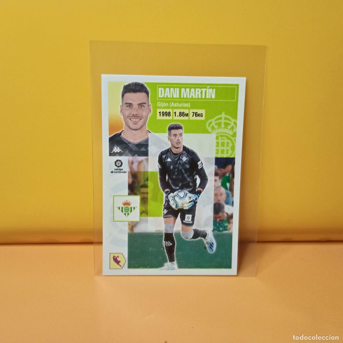 Cromos de F&uacute;tbol: EDICIONES ESTE 2020 2021 20 21 REAL BETIS DANI MART&Iacute;N 3