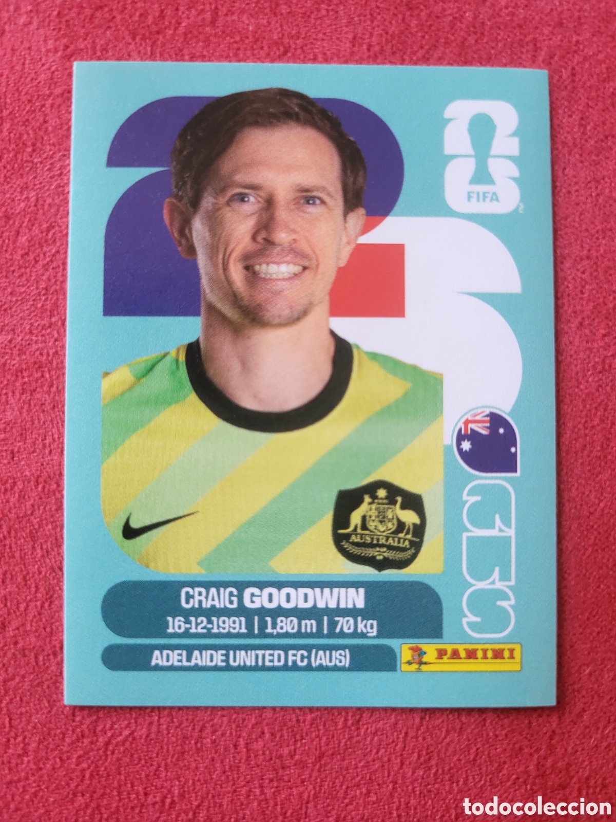 Cromos de F&uacute;tbol: AUS 17 Craig Goodwin [Sticker] / FIFA World Cup 2026
