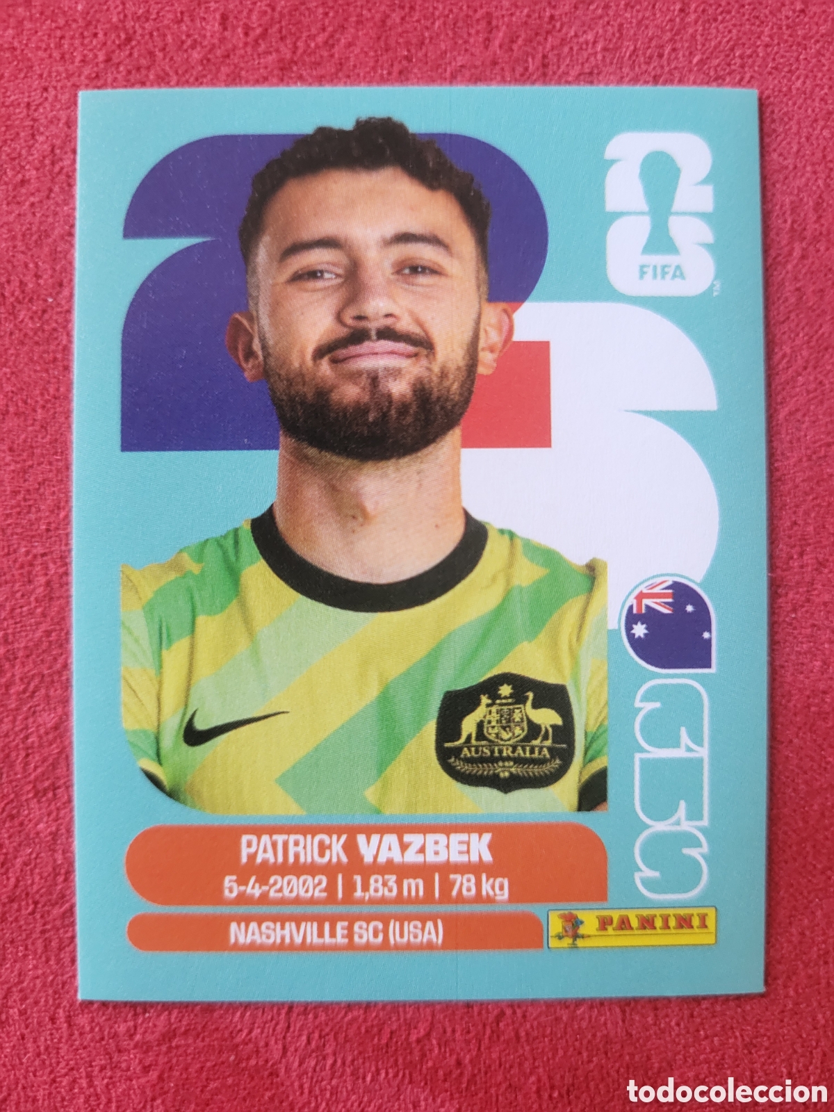 Cromos de F&uacute;tbol: AUS 16 Patrick Yazbek [Sticker] / FIFA World Cup 2026