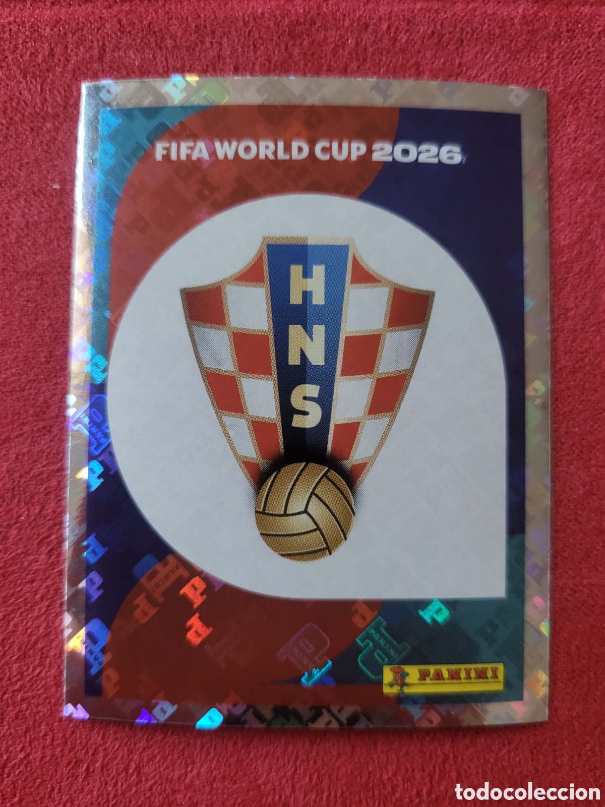 Cromos de F&uacute;tbol: CRO 1 Croacia [Sticker, Escudo] / FIFA World Cup 2026