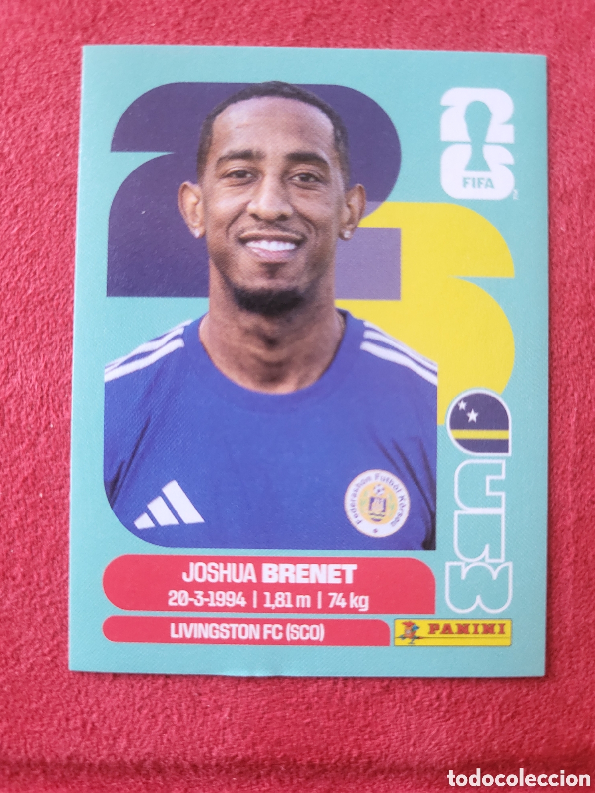 Cromos de F&uacute;tbol: CUW 6 Joshua Brenet [Sticker] / FIFA World Cup 2026