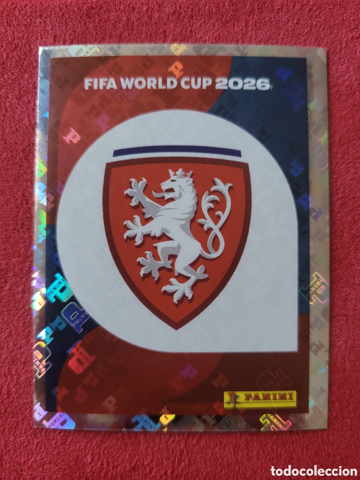 Cromos de F&uacute;tbol: CZE 1 Rep&uacute;blica Checa [Sticker, Escudo] / CUW 6 Joshua Brenet [Sticker] / FIFA World Cup 2026