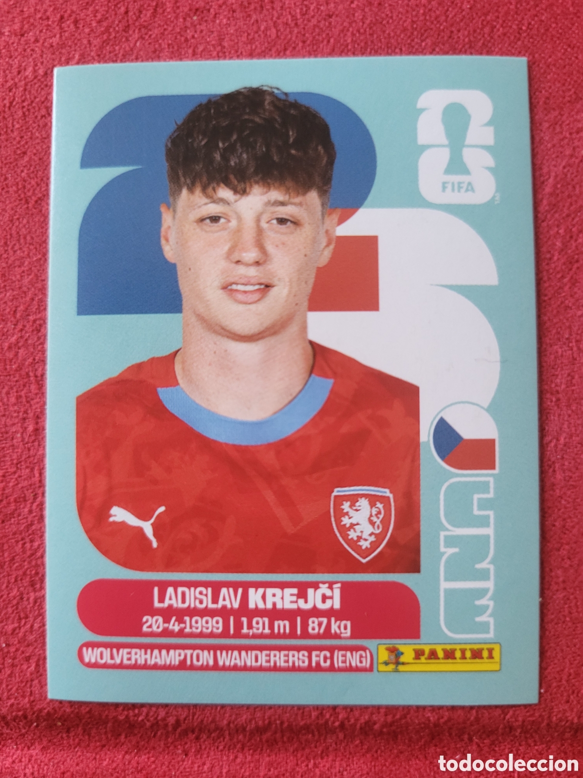 Cromos de F&uacute;tbol: CZE 4 Ladislav Krejci [Sticker] / FIFA World Cup 2026