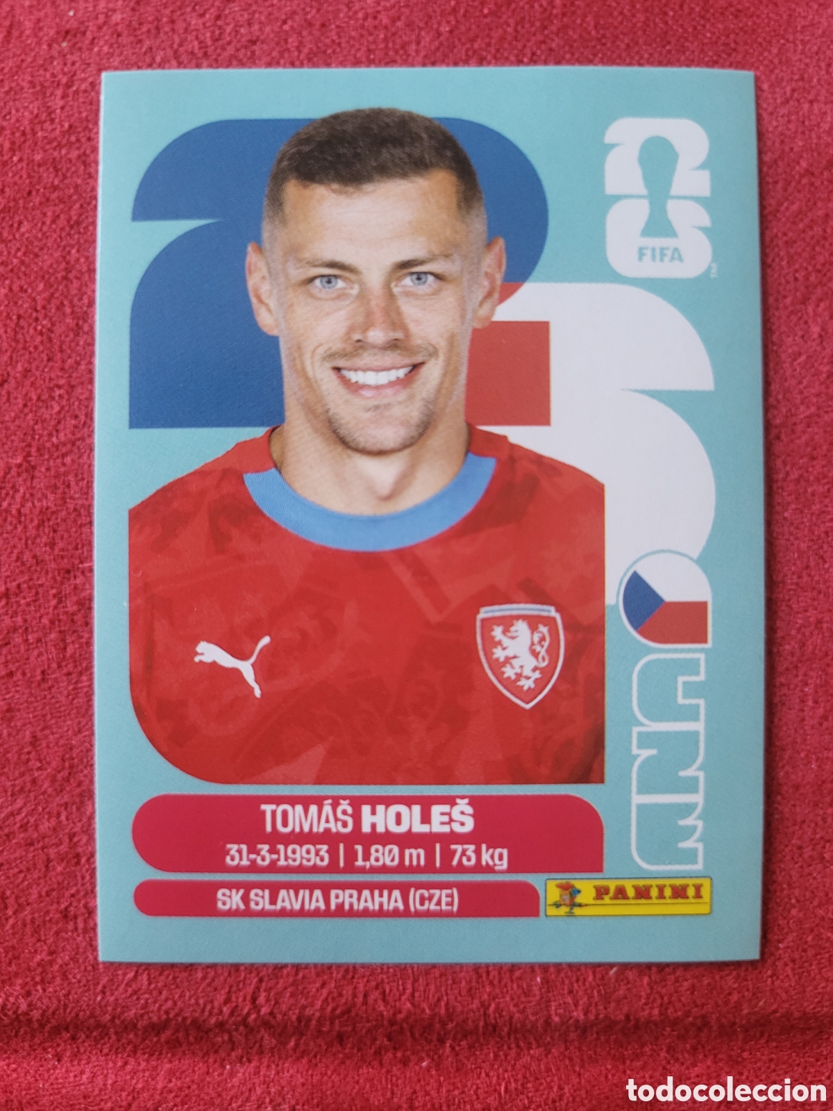 Cromos de F&uacute;tbol: CZE 7 Tom&aacute;s Holes [Sticker] / FIFA World Cup 2026