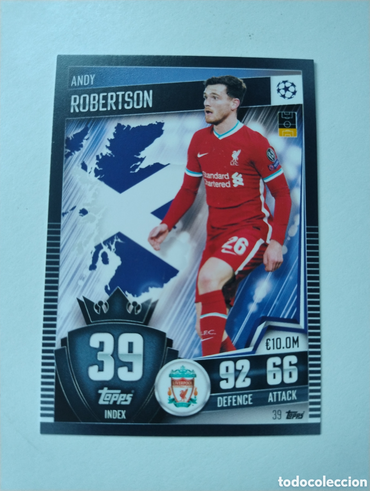 Cromos de F&uacute;tbol: 39 - Robertson - Liverpool - Topps Match Attax 101 2020 - 2021