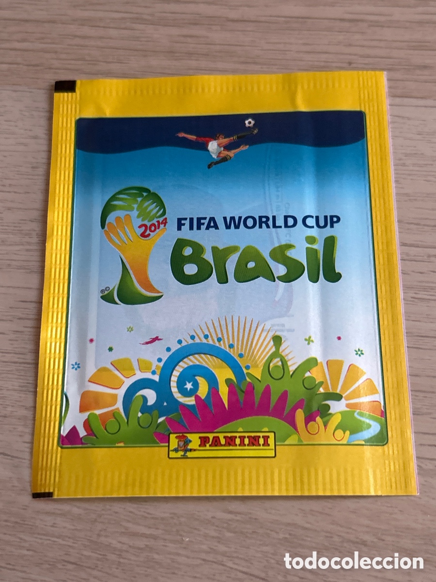 Cromos de F&uacute;tbol: Sobre cromos mundial Brasil 2014 sin abrir Panini