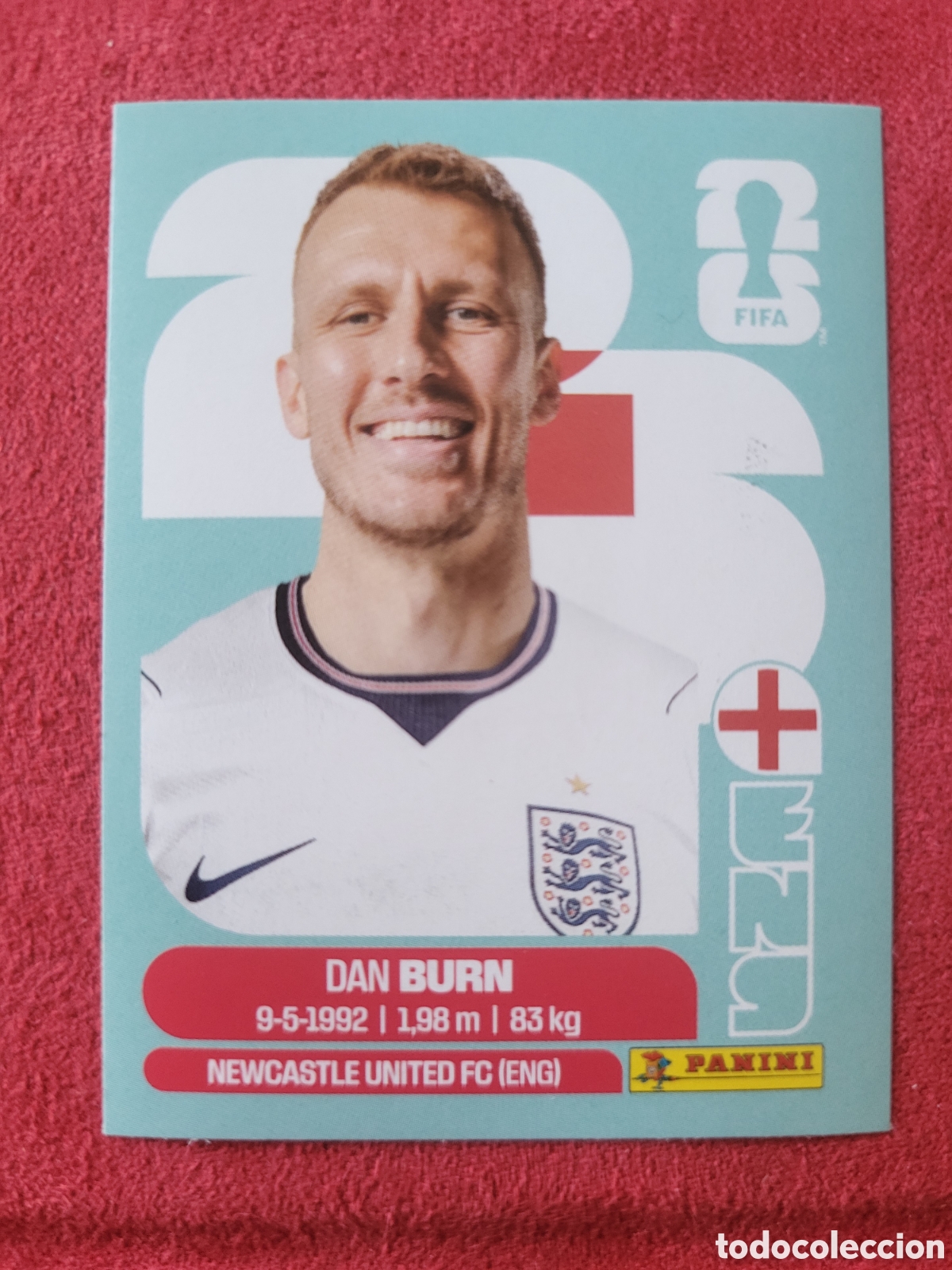 Cromos de F&uacute;tbol: ENG 8 Dan Burn [Sticker] / FIFA World Cup 2026