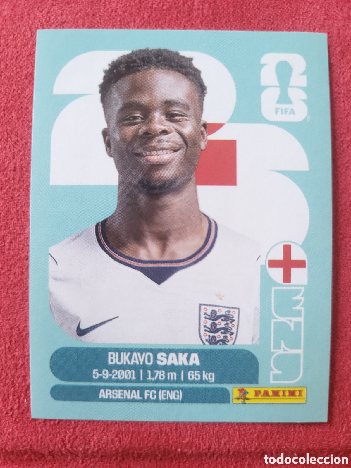 Cromos de F&uacute;tbol: ENG 13 Bukayo Saka [Sticker] / FIFA World Cup 2026