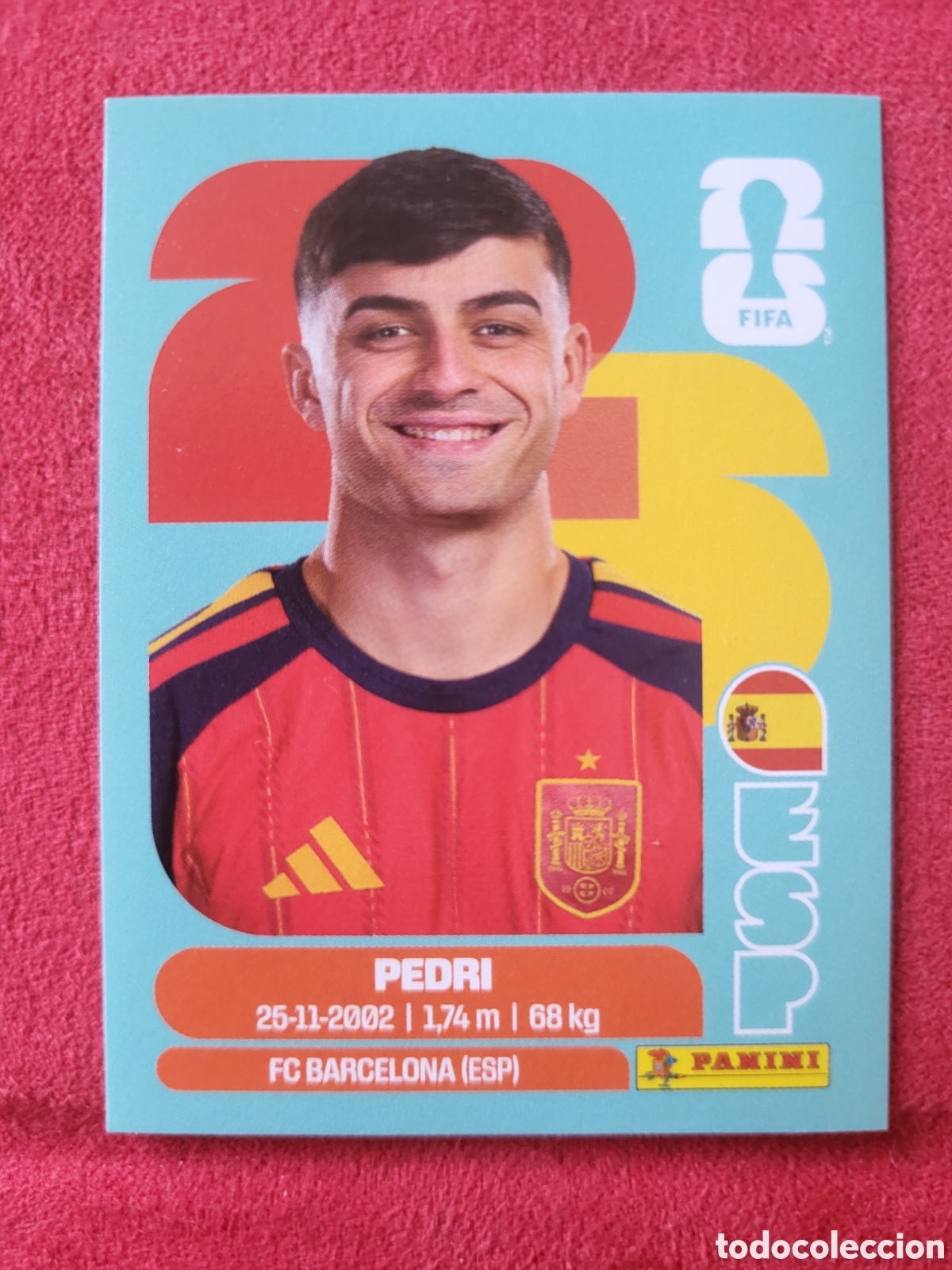 Cromos de F&uacute;tbol: ESP 11 Pedri [Sticker] / FIFA World Cup 2026