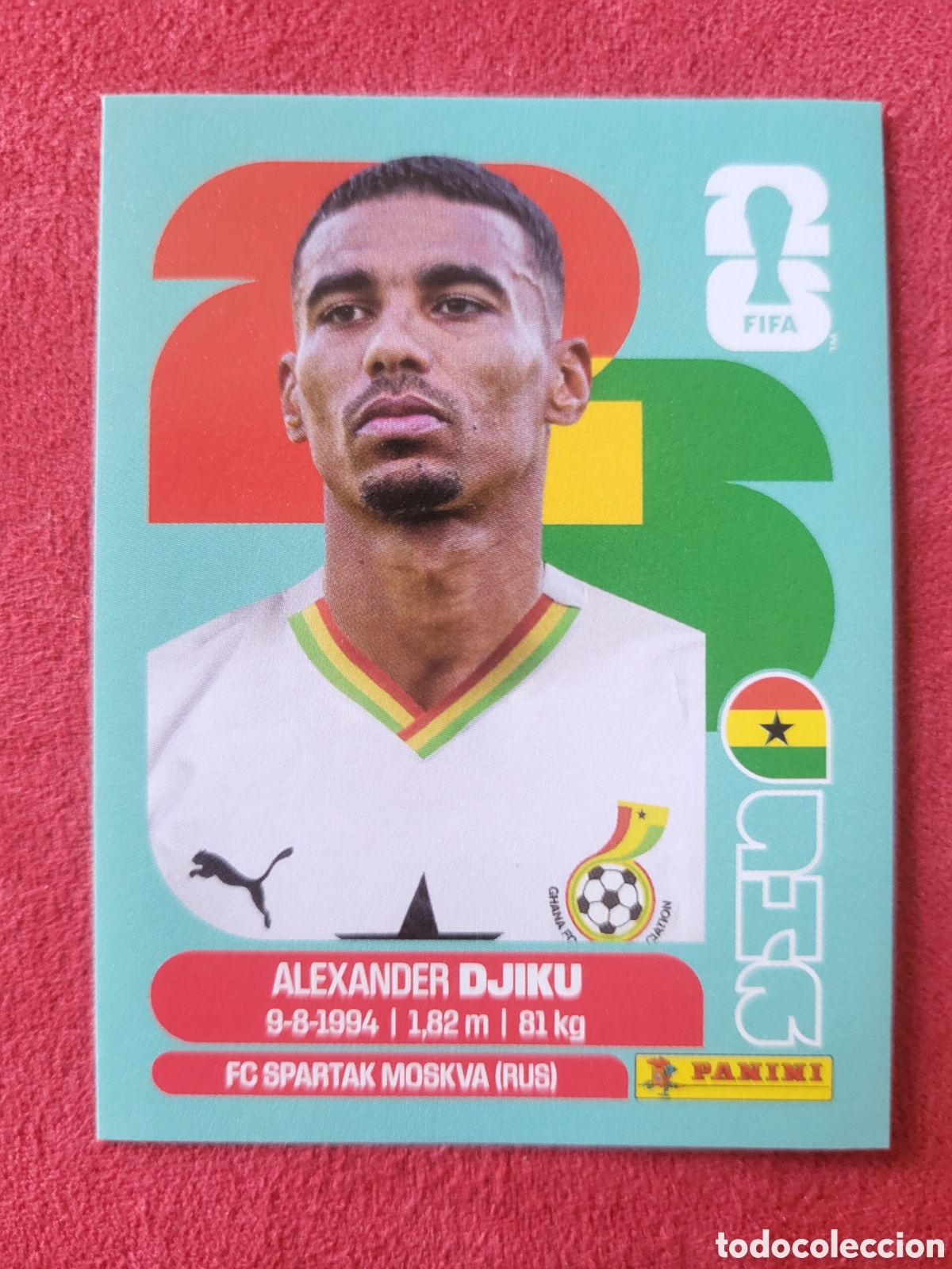 Cromos de F&uacute;tbol: GHA 6 Alexander Djiku [Sticker] / FIFA World Cup 2026