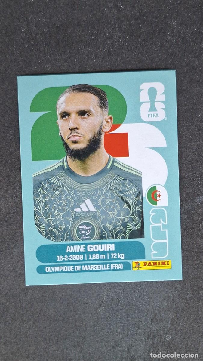 Cromos de F&uacute;tbol: L1 GOUIRI SELECCION ARGELIA 18 MUNDIAL FIFA WORLD CUP 2026 PANINI NUNCA PEGADO SIN PEGAR