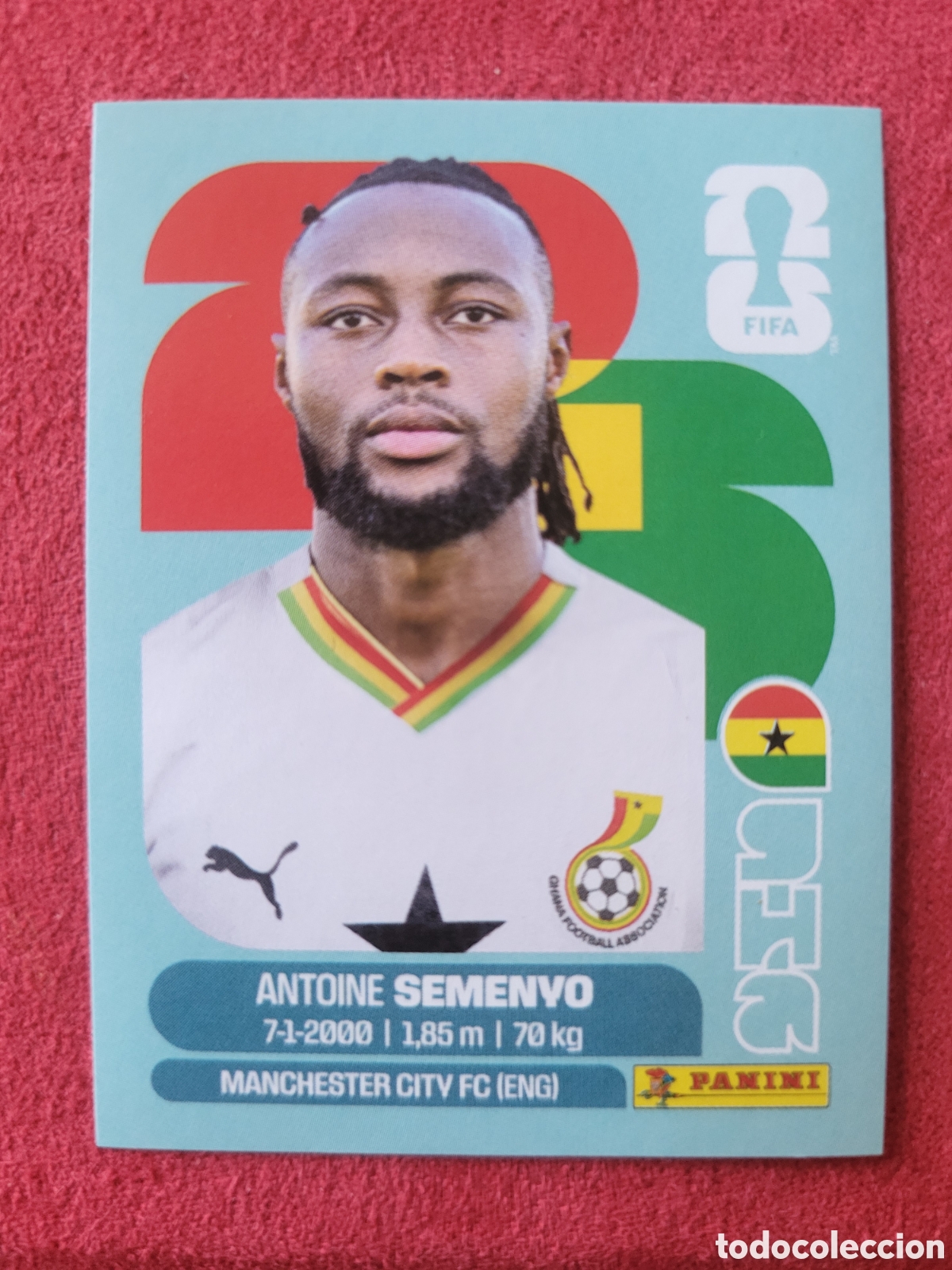 Cromos de F&uacute;tbol: GHA 20 Antoine Semenyo [Sticker] / FIFA World Cup 2026