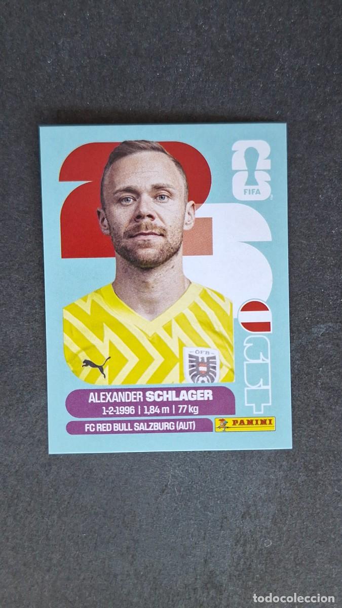 Cromos de F&uacute;tbol: L1 SCHLAGER SELECCION AUSTRIA 2 MUNDIAL FIFA WORLD CUP 2026 PANINI NUNCA PEGADO SIN PEGAR