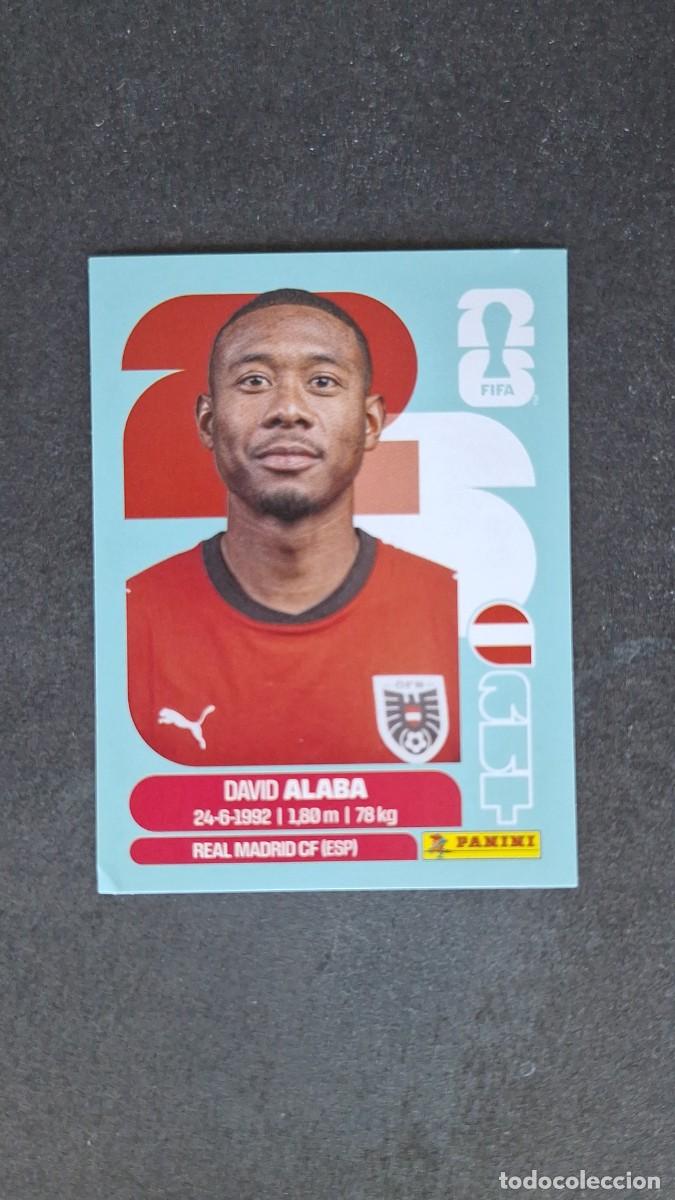 Cromos de F&uacute;tbol: L1 ALABA SELECCION AUSTRIA 4 MUNDIAL FIFA WORLD CUP 2026 PANINI NUNCA PEGADO SIN PEGAR