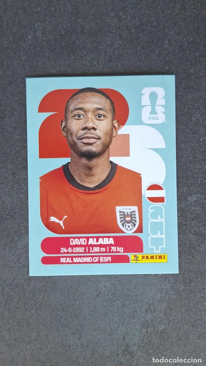 Cromos de F&uacute;tbol: L1 ALABA SELECCION AUSTRIA 4 MUNDIAL FIFA WORLD CUP 2026 PANINI NUNCA PEGADO SIN PEGAR