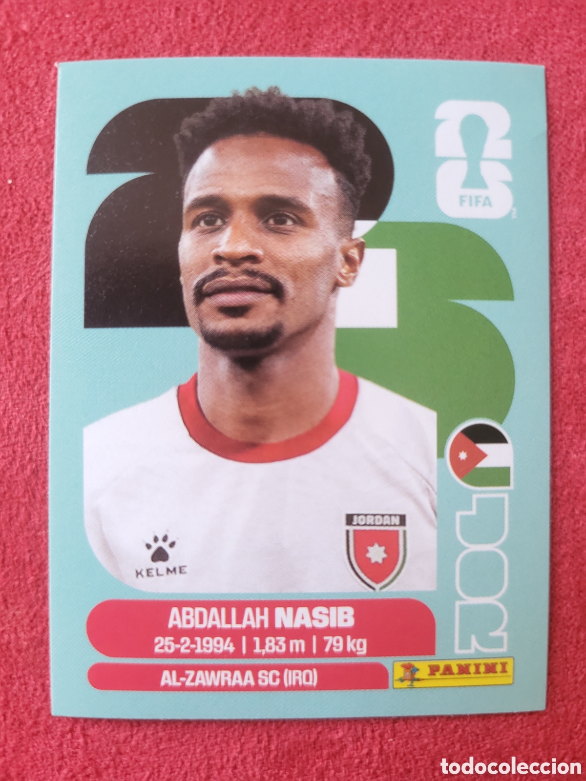 Cromos de F&uacute;tbol: JOR 6 Abdallah Nasib [Sticker] / FIFA World Cup 2026