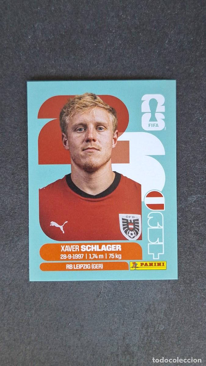 Cromos de F&uacute;tbol: L1 XAVIER SCHLAGER SELECCION AUSTRIA 10 MUNDIAL FIFA WORLD CUP 2026 PANINI NUNCA PEGADO SIN PEGAR