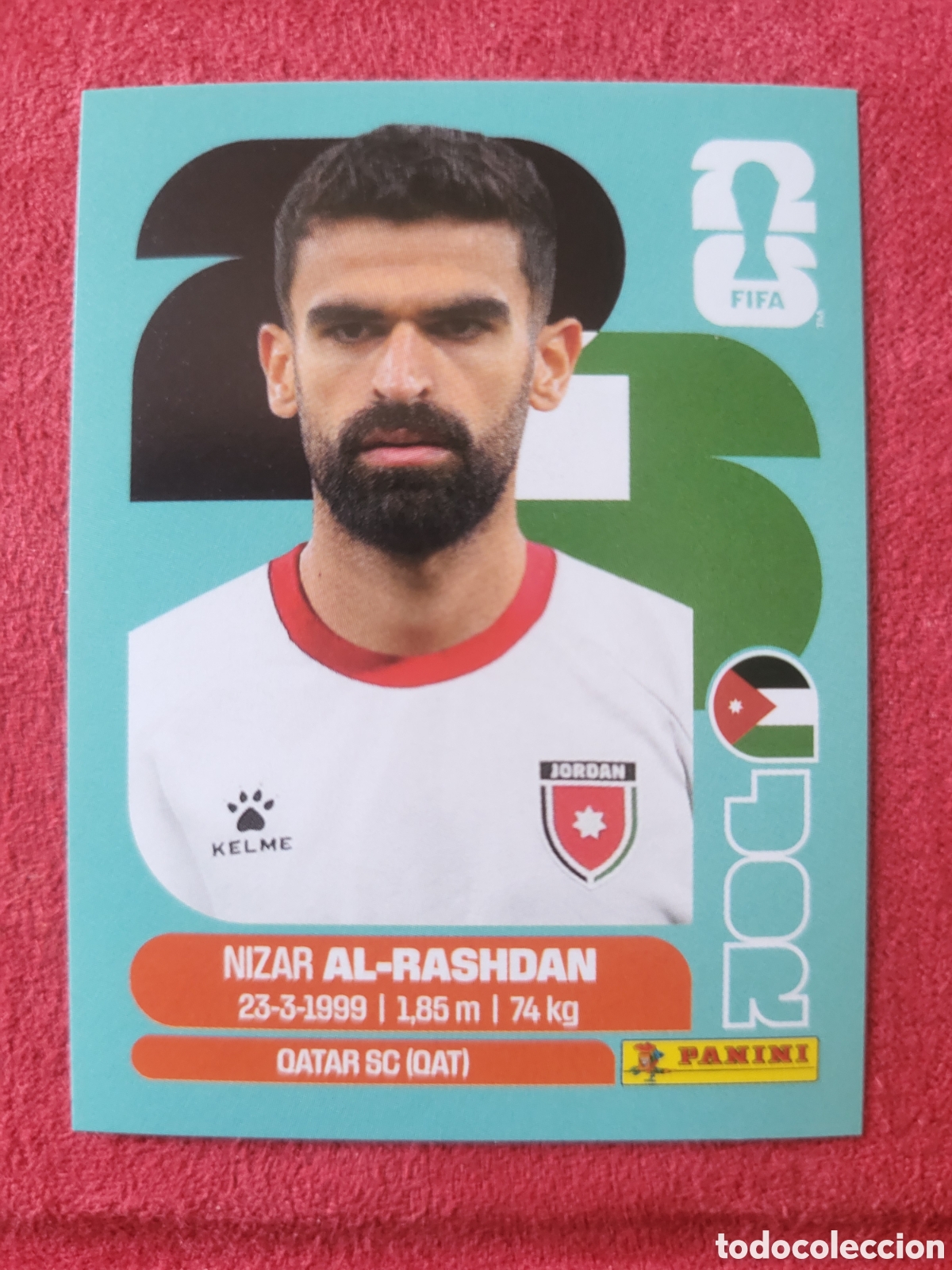 Cromos de F&uacute;tbol: JOR 10 Nizar Al-Rashdan [Sticker] / FIFA World Cup 2026