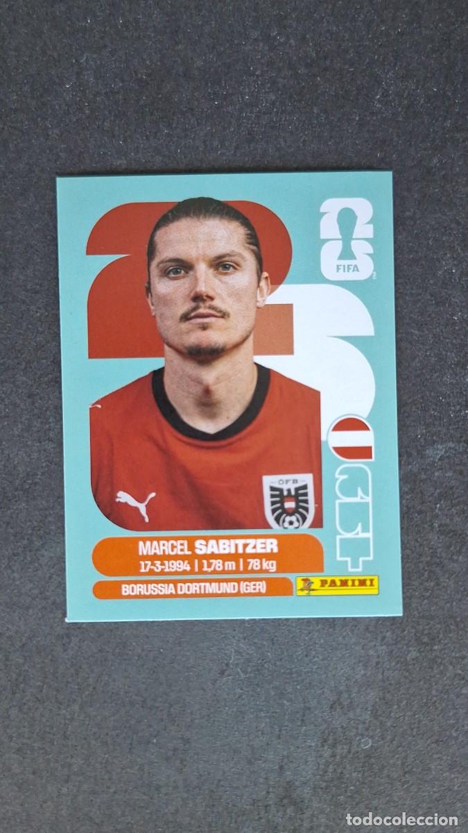 Cromos de F&uacute;tbol: L1 SABITZER SELECCION AUSTRIA 11 MUNDIAL FIFA WORLD CUP 2026 PANINI NUNCA PEGADO SIN PEGAR
