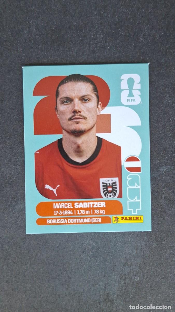 Cromos de F&uacute;tbol: L1 SABITZER SELECCION AUSTRIA 11 MUNDIAL FIFA WORLD CUP 2026 PANINI NUNCA PEGADO SIN PEGAR