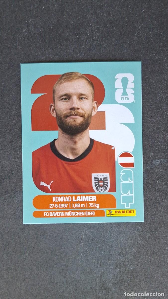 Cromos de F&uacute;tbol: L1 LAIMER SELECCION AUSTRIA 12 MUNDIAL FIFA WORLD CUP 2026 PANINI NUNCA PEGADO SIN PEGAR