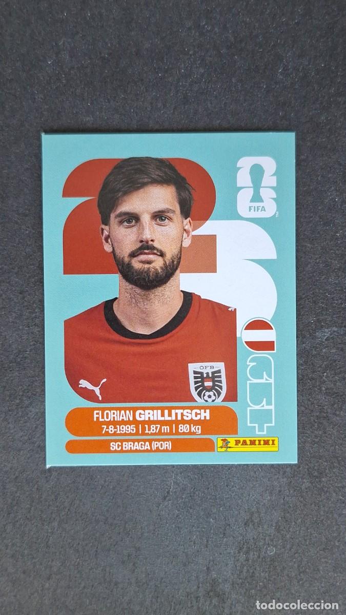 Cromos de F&uacute;tbol: L1 GRILLITSCH SELECCION AUSTRIA 14 MUNDIAL FIFA WORLD CUP 2026 PANINI NUNCA PEGADO SIN PEGAR