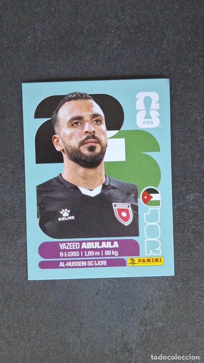 Cromos de F&uacute;tbol: L1 ABULAILA SELECCION JORDANIA 2 MUNDIAL FIFA WORLD CUP 2026 PANINI NUNCA PEGADO SIN PEGAR