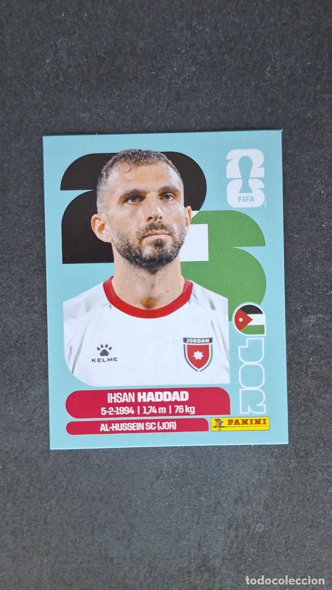 Cromos de F&uacute;tbol: L1 HADDAD SELECCION JORDANIA 3 MUNDIAL FIFA WORLD CUP 2026 PANINI NUNCA PEGADO SIN PEGAR