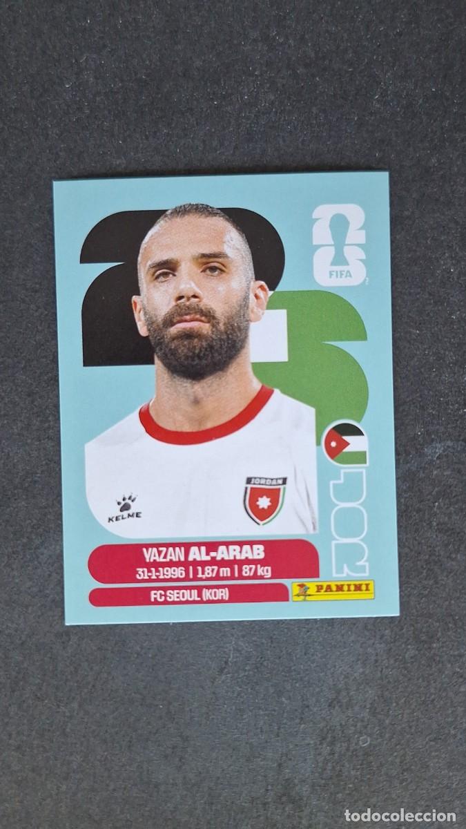 Cromos de F&uacute;tbol: L1 AL-ARAB SELECCION JORDANIA 5 MUNDIAL FIFA WORLD CUP 2026 PANINI NUNCA PEGADO SIN PEGAR