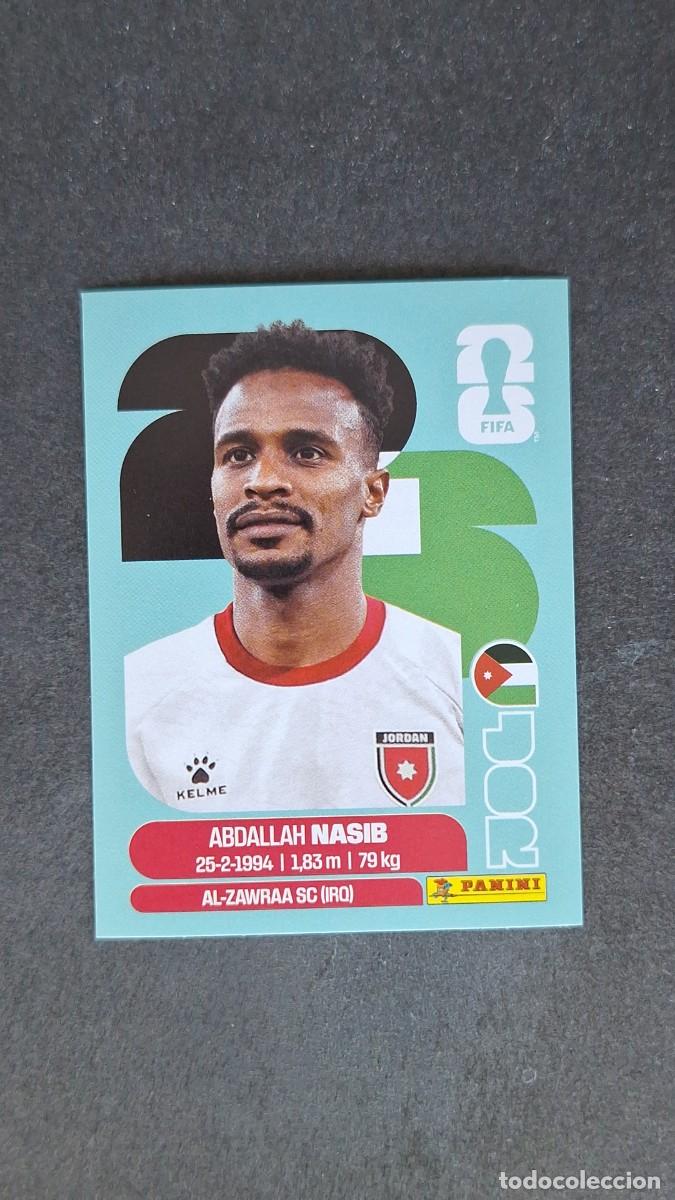Cromos de F&uacute;tbol: L1 NASIB SELECCION JORDANIA 6 MUNDIAL FIFA WORLD CUP 2026 PANINI NUNCA PEGADO SIN PEGAR