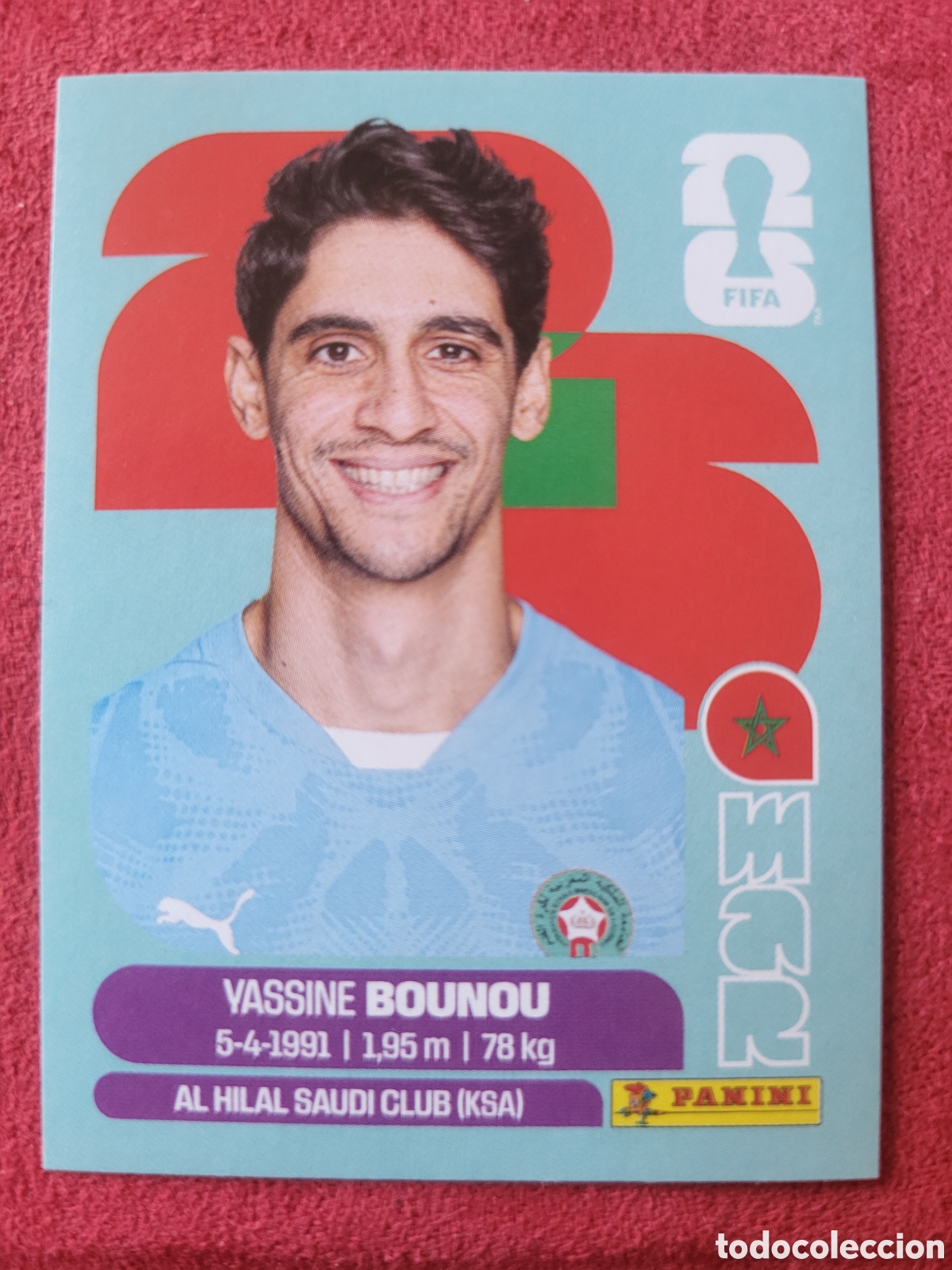 Cromos de F&uacute;tbol: MAR 2 Yassine Bounou [Sticker] / FIFA World Cup 2026