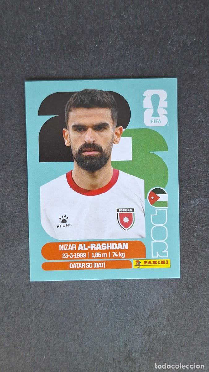 Cromos de F&uacute;tbol: L1 AL-RASHDAN SELECCION JORDANIA 10 MUNDIAL FIFA WORLD CUP 2026 PANINI NUNCA PEGADO SIN PEGAR