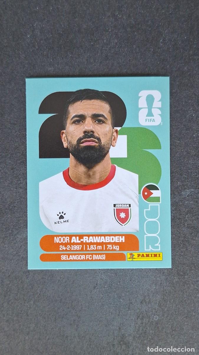 Cromos de F&uacute;tbol: L1 AL-RAWABDEH SELECCION JORDANIA 11 MUNDIAL FIFA WORLD CUP 2026 PANINI NUNCA PEGADO SIN PEGAR