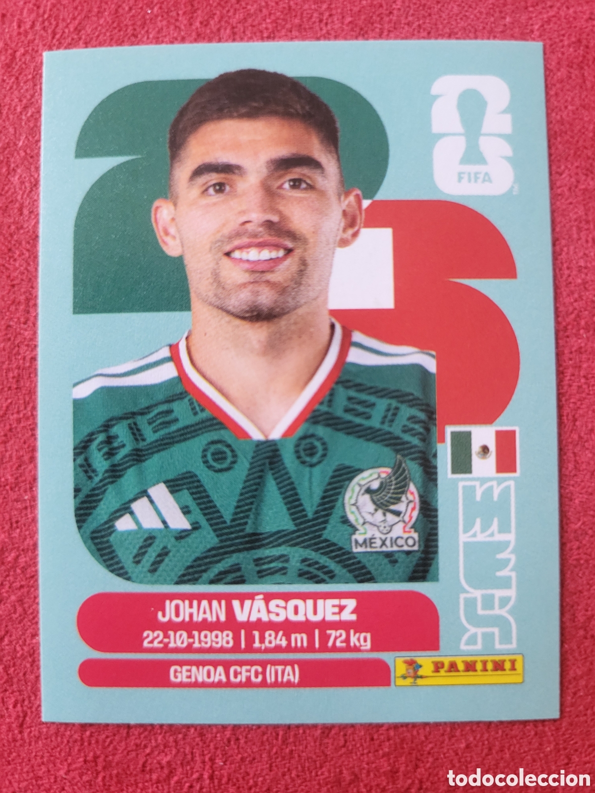 Cromos de F&uacute;tbol: MEX 3 Johan Vasquez [Sticker] / FIFA World Cup 2026
