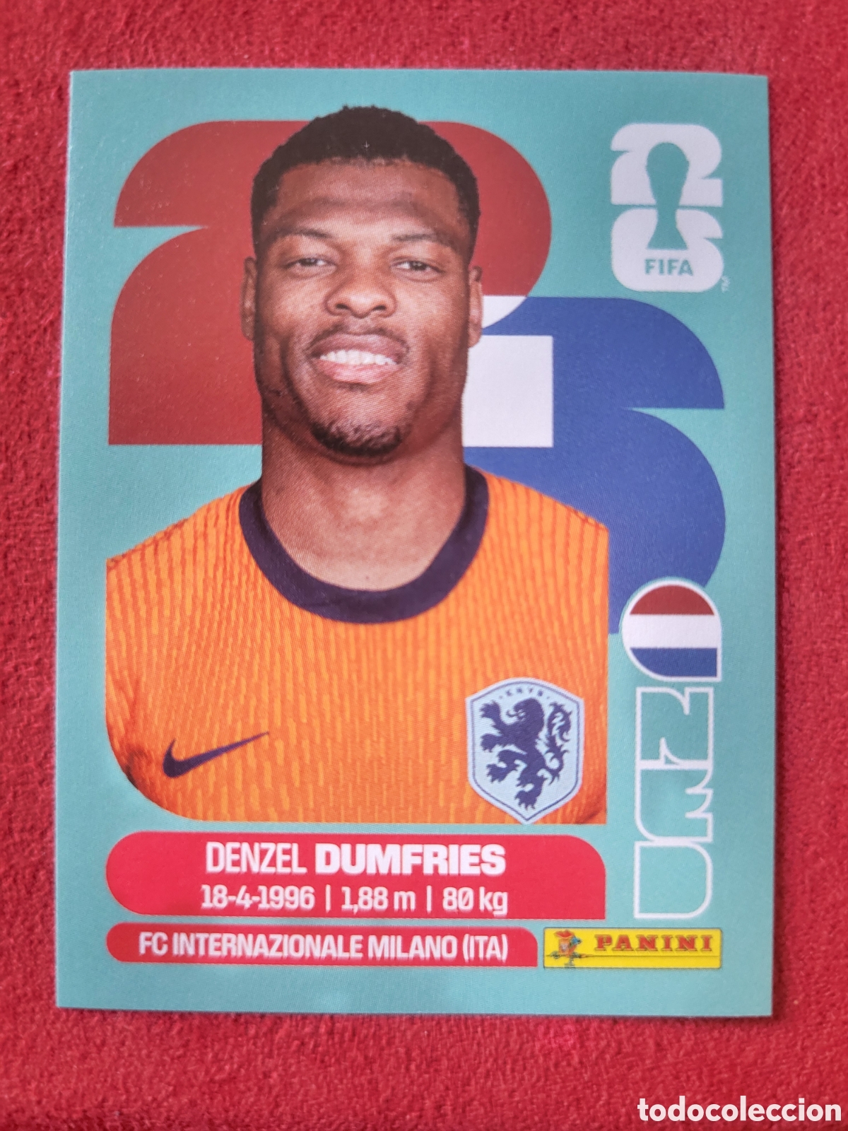 Cromos de F&uacute;tbol: NED 6 Denzel Dumfries [Sticker] / FIFA World Cup 2026