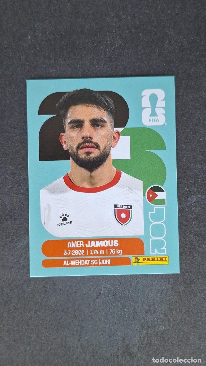 Cromos de F&uacute;tbol: L1 JAMOUS SELECCION JORDANIA 14 MUNDIAL FIFA WORLD CUP 2026 PANINI NUNCA PEGADO SIN PEGAR