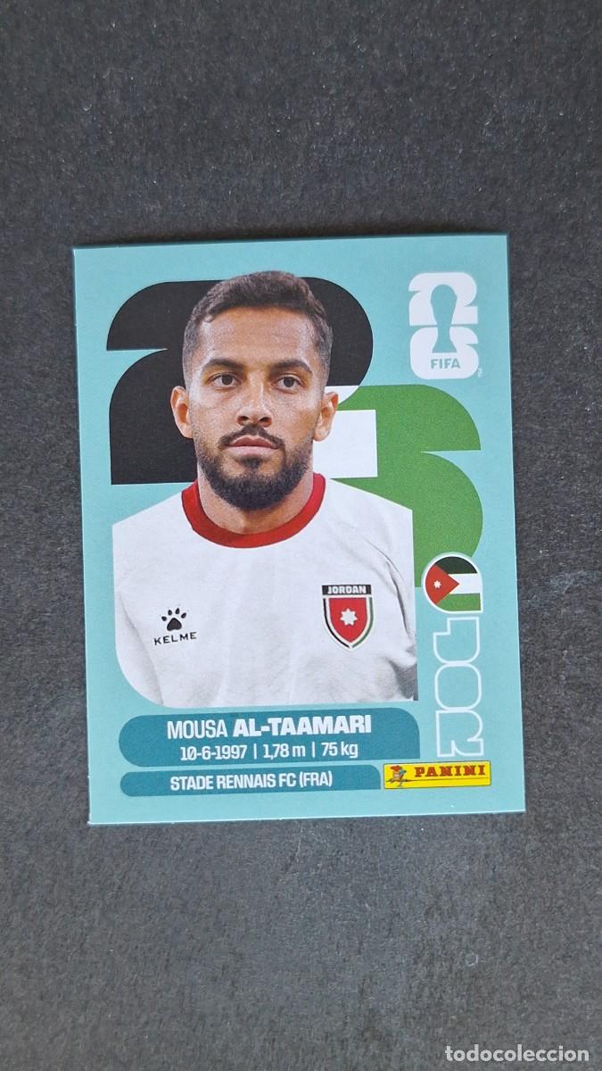 Cromos de F&uacute;tbol: L1 AL-TAAMARI SELECCION JORDANIA 15 MUNDIAL FIFA WORLD CUP 2026 PANINI NUNCA PEGADO SIN PEGAR
