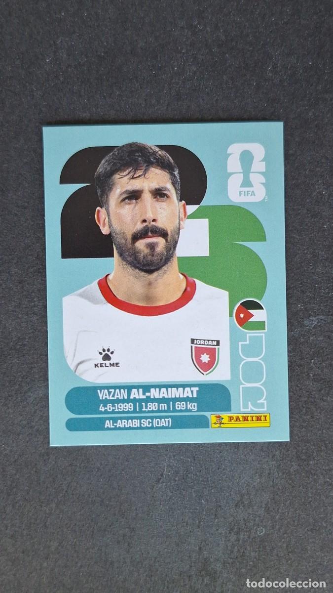 Cromos de F&uacute;tbol: L1 AL-NAIMAT SELECCION JORDANIA 16 MUNDIAL FIFA WORLD CUP 2026 PANINI NUNCA PEGADO SIN PEGAR
