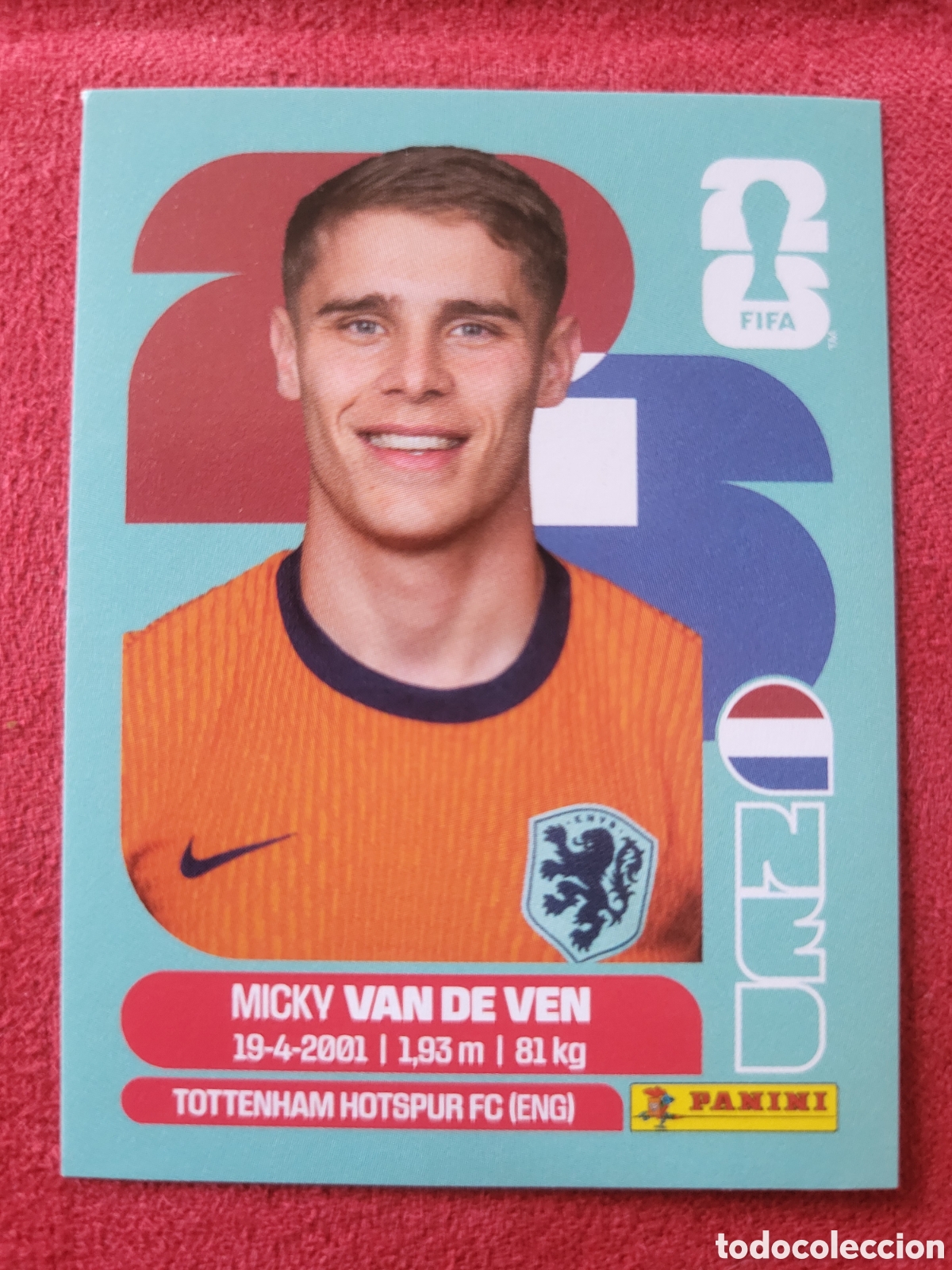 Cromos de F&uacute;tbol: NED 4 Micky Van De Ven [Sticker] / FIFA World Cup 2026