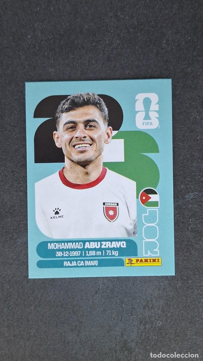 Cromos de F&uacute;tbol: L1 ABU ZRAYQ SELECCION JORDANIA 19 MUNDIAL FIFA WORLD CUP 2026 PANINI NUNCA PEGADO SIN PEGAR
