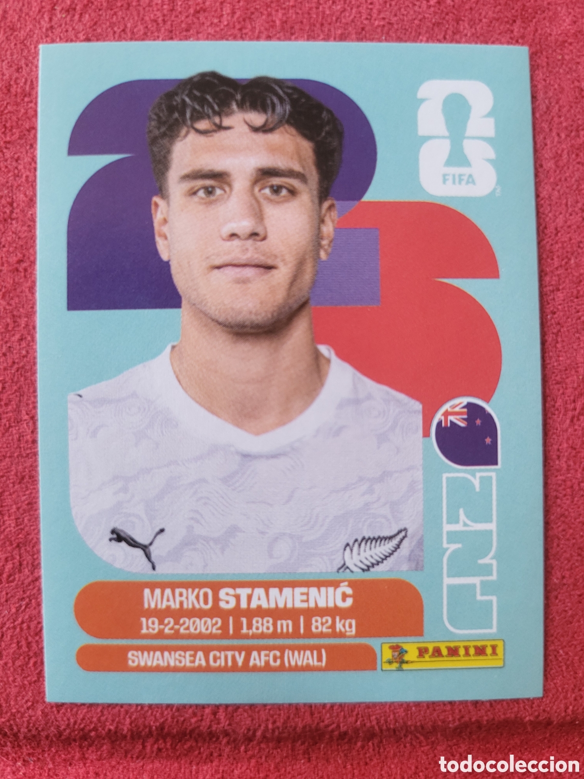 Cromos de F&uacute;tbol: NZL 15 Marko Stamenic [Sticker] / FIFA World Cup 2026